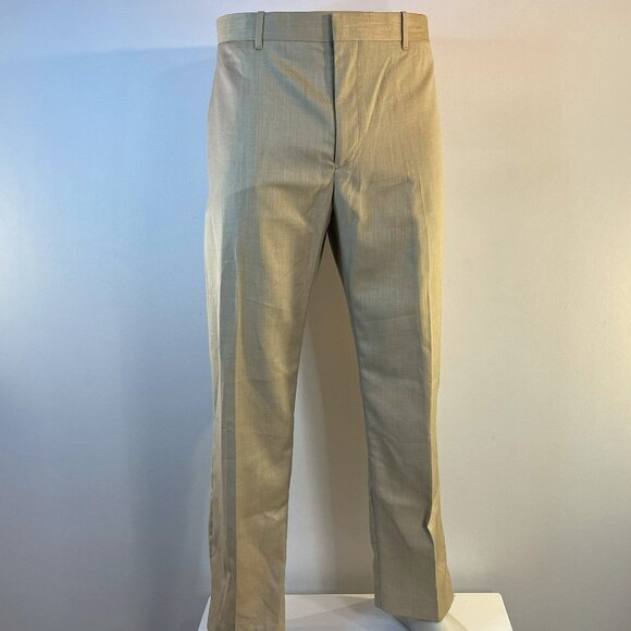 AXIST Men's Taupe Ultra Series No Iron Dress Pants - Size 38 x 30 - NWT $60 - Picture 1 of 5